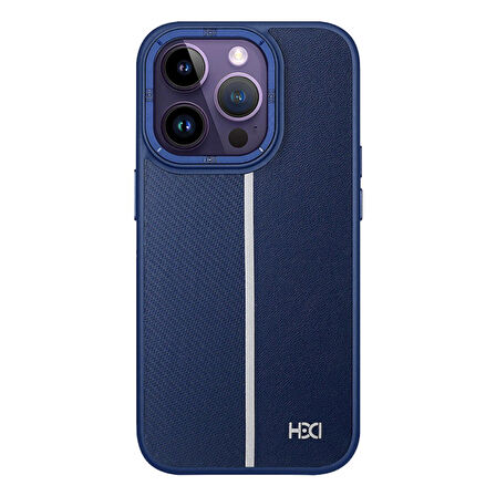 Apple iPhone 14 Pro Max Kılıf Line Pu Deri Lizbon Kapak