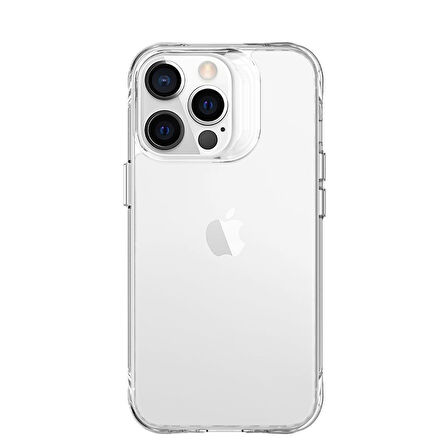 Apple iPhone 13 Pro Kılıf Şeffaf Ultra İnce Airbag Tasarımlı Okka Kapak