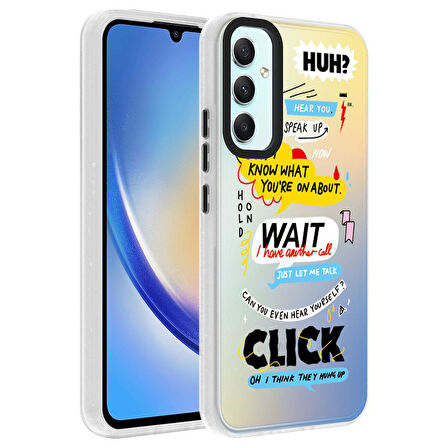 Samsung Galaxy A24 Kılıf Desenli Dragon Sert Kapak
