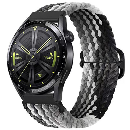 Samsung Galaxy Watch Gear S2 3 41mm 42mm Active 2 40mm 44mm Kordon Örgü Tokalı Kordon