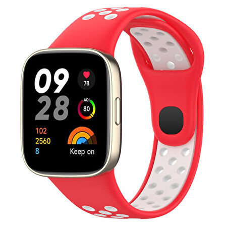 Xiaomi Redmi Watch 3 (Watch 3 Active Değildir) Kordon Delikli Spor Kordon