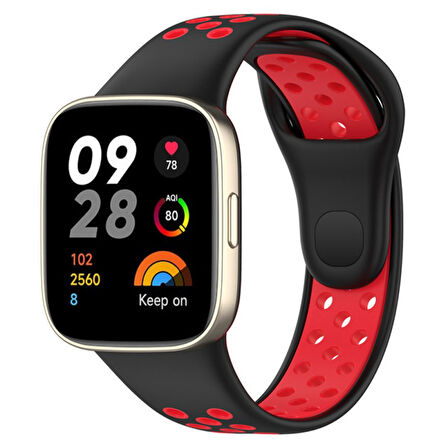 Xiaomi Redmi Watch 3 (Watch 3 Active Değildir) Kordon Delikli Spor Kordon