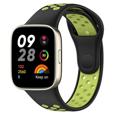 Xiaomi Redmi Watch 3 (Watch 3 Active Değildir) Kordon Delikli Spor Kordon