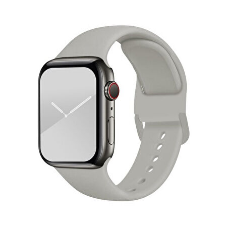 Apple Watch 42/44/45/46/49mm M/L Beden Kordon Silikon Spor Kordon 1 2 3 4 5 6 SE 7 8 Ultra