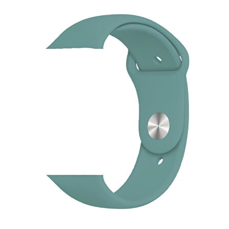 Apple Watch 42/44/45/46/49mm M/L Beden Kordon Silikon Spor Kordon 1 2 3 4 5 6 SE 7 8 Ultra