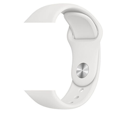 Apple Watch 42/44/45/46/49mm M/L Beden Kordon Silikon Spor Kordon 1 2 3 4 5 6 SE 7 8 Ultra