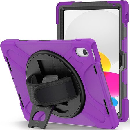 Apple iPad 11.Nesil A16 11inç/10.Nesil 10.9inç Kılıf Defender Askılı Zırhlı Tank Case
