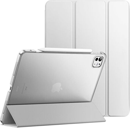 Apple iPad Pro 11 inç M4 2024 Kılıf PU Deri Smart Standlı Case A2836 A2837 A3006