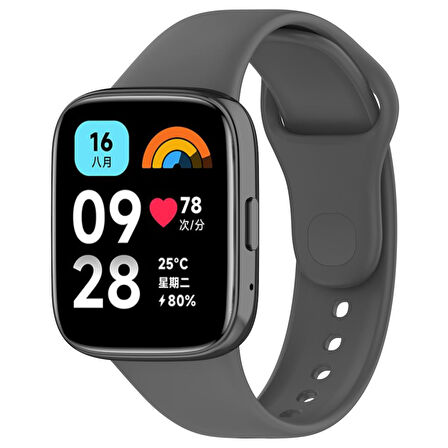 Xiaomi Redmi Watch 3 Active (Düz Watch 3 Değildir) Kordon Spor Silikon Kordon Mix