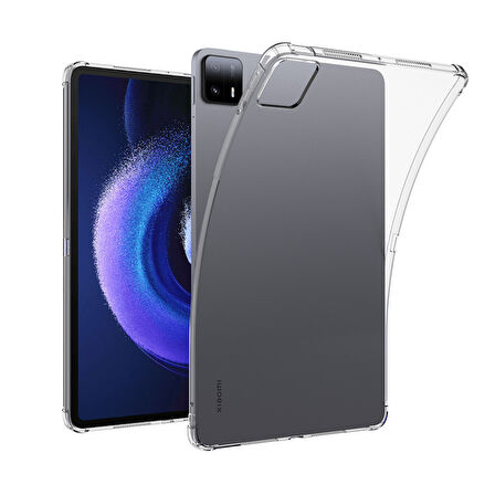 Xiaomi Pad 6 / 6 Pro 11 inç Kılıf Darbelere Dayanıklı Şeffaf Kapak