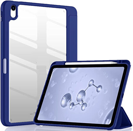 Apple iPad Air 4/5. Nesil 10.9 Kılıf Grafiti Şeffaf Kalem Bölmeli (10.Nesil Değildir)