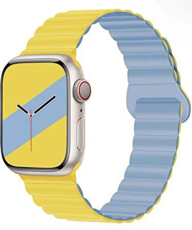 Haylou Solar LS05 Samsung Galaxy Watch Gear S3 3 45mm 46mm Kordon Double Color Magnetic Strap BH52