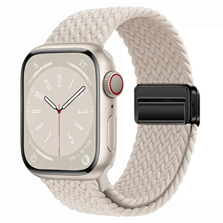 Samsung Galaxy Watch 4 5 6 7 FE 40 40 44 Classic 42 43 46 47 mm Kordon Magnet Örgü Strap