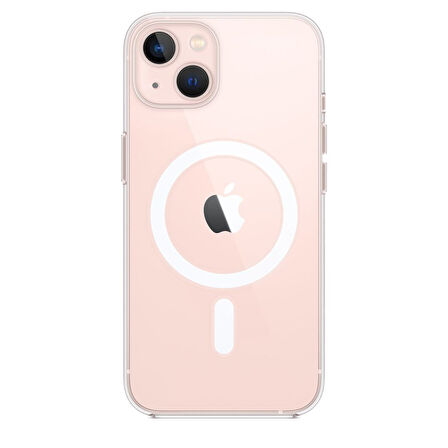 Apple iPhone 15 Plus Kılıf Şeffaf Lansman Magsafe Wireless Şarj Özellikli Orjin Kapak