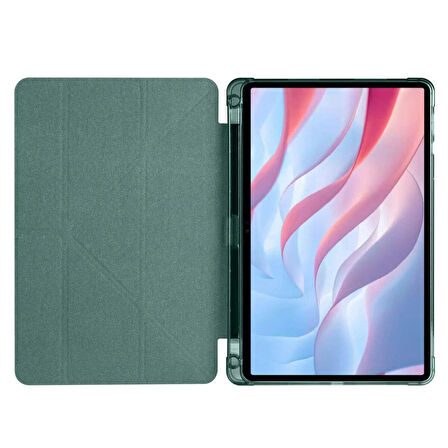 Huawei Honor Pad X8 Pro 11.5inç Kılıf Kalem Bölmeli Trifolding Case
