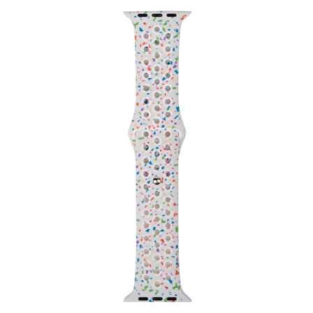 Apple Watch 42/44/45/46/49mm Kordon 2023 Point Delikli Silikon Strap Kayış 2/3/4/5/6/se/7/8/9/10/ultra