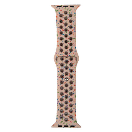 Apple Watch 42/44/45/46/49mm Kordon 2023 Point Delikli Silikon Strap Kayış 2/3/4/5/6/se/7/8/9/10/ultra