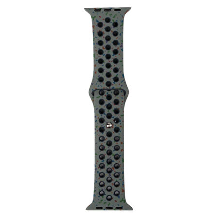 Apple Watch 42/44/45/46/49mm Kordon 2023 Point Delikli Silikon Strap Kayış 2/3/4/5/6/se/7/8/9/10/ultra