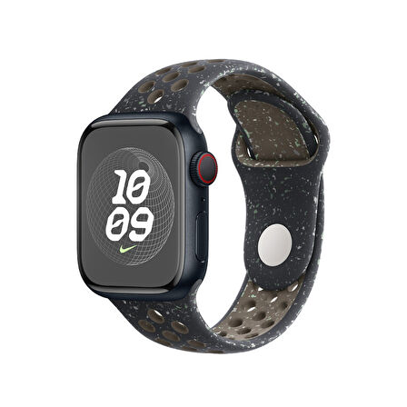 Apple Watch 7 8 9 45mm Kordon 2023 Point Delikli Silikon Strap Kayış