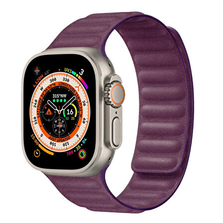 Apple Watch 10 42mm - 38/40/41mm Kordon FineWoven İnce Dokuma Manyetik Baklalı 2/3/4/5/6/se/7/8/9