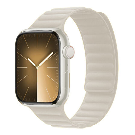 Apple Watch 10 42mm - 38/40/41mm Kordon FineWoven İnce Dokuma Manyetik Baklalı 2/3/4/5/6/se/7/8/9