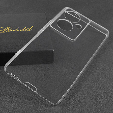 Vivo V29 Lite 5G Kılıf Şeffaf Silikon Hibrit Case Kapak