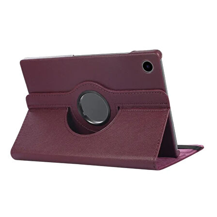 Samsung Galaxy Tab A9 8.7inç X110 X115 Kılıf 360 Dönebilen Standlı Case