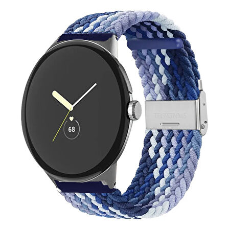 Huawei Watch GT4 GT5 41mm GT5 Pro 42mm Üniversal Akıllı Saat 18mm Kordon Metal Klipsli Flexi Örgü