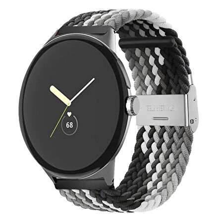 Huawei Watch GT4 GT5 41mm GT5 Pro 42mm Üniversal Akıllı Saat 18mm Kordon Metal Klipsli Flexi Örgü