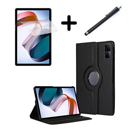 Xiaomi Redmi Pad SE 11inç Kılıf Dönen Tablet Kilifi Ekran Koruyucu+Kalem