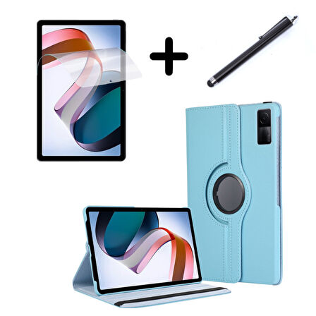Xiaomi Redmi Pad SE 11inç Kılıf Dönen Tablet Kilifi Ekran Koruyucu+Kalem