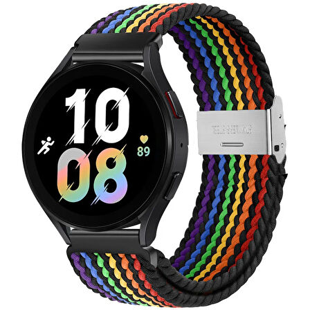 Amazfit GTS Bip Lite S Samsung Haylou Solar Huawei 20mm Kordon Metal Klipsli Flexi Örgü