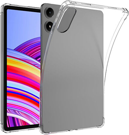 Xiaomi Redmi Pad Pro / Poco Pad 12.1inç 2024 Kılıf Darbelere Dayanıklı Şeffaf Kapak