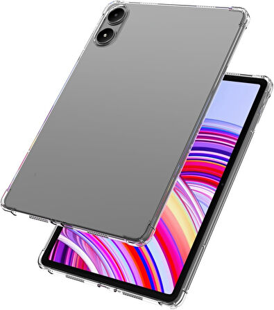 Xiaomi Redmi Pad Pro / Poco Pad 12.1inç 2024 Kılıf Darbelere Dayanıklı Şeffaf Kapak