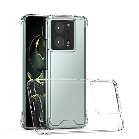 Xiaomi Mi 13T Kılıf Full Şeffaf Sararmaz Kapak