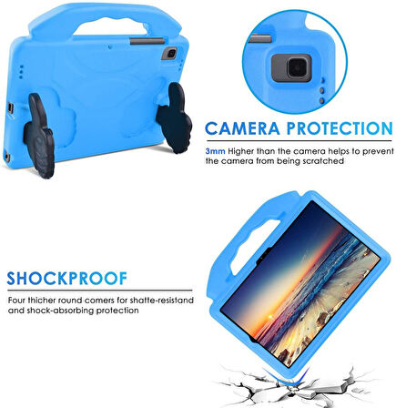 Samsung Galaxy Tab A9 8.7inç Sm-x110 Kılıf Tutmalı Standlı Silikon Case X113 X115 X117