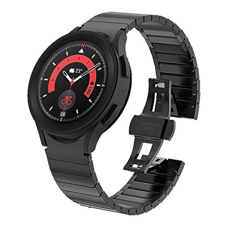 Samsung Galaxy Watch 4 5 6 7 FE 40 40 44 Classic 42 43 46 47 mm Kordon Baklalı Metal Kordon