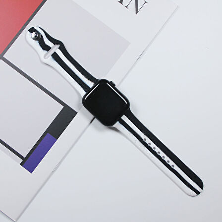 Apple Watch 10 42mm - 38/40/41mm Gökkuşağı Kordon 2/3/4/5/6/se/7/8/9