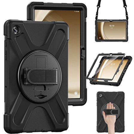 Samsung Galaxy Tab A9 Plus X210 X215 X216 Defender Askılı Zırhlı Tank Case