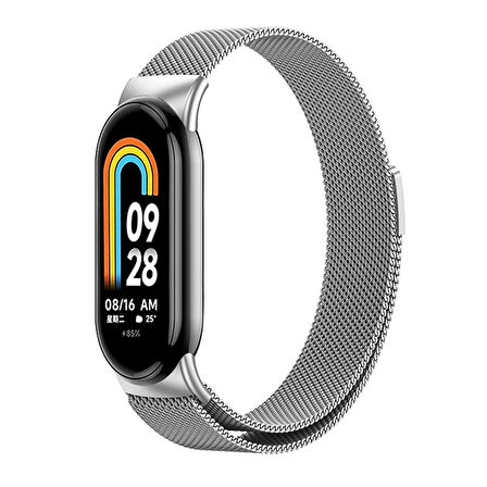 Xiaomi Mi Band 8 / Band 9 Kordon Milano Loop Metal Kordon