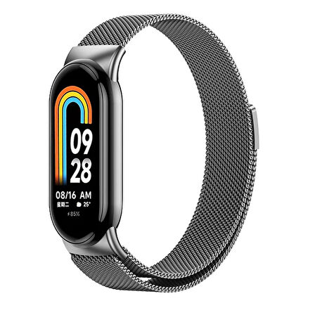 Xiaomi Mi Band 8 / Band 9 Kordon Milano Loop Metal Kordon