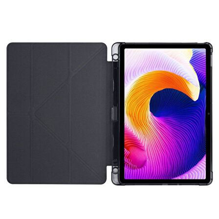 Xiaomi Redmi Pad SE 11inç Kılıf Kalem Bölmeli Trifolding Case