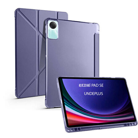 Xiaomi Redmi Pad SE 11inç Kılıf Kalem Bölmeli Trifolding Case