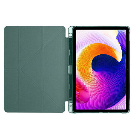 Xiaomi Redmi Pad SE 11inç Kılıf Kalem Bölmeli Trifolding Case