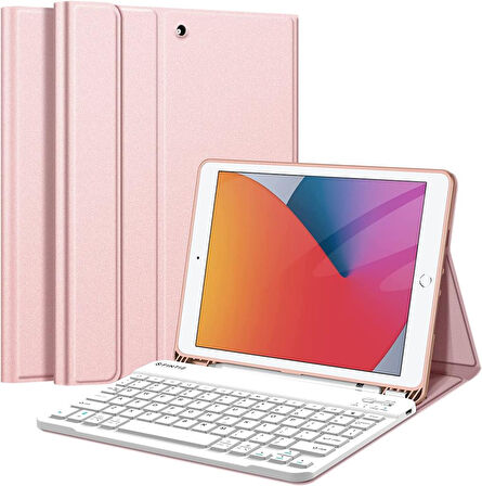 Samsung Galaxy Tab S9 FE Plus/S10 Plus/S9 Plus Kılıf Kablosuz Klavyeli Kılıf Mobax Türkçe X610-16-810-18 X820