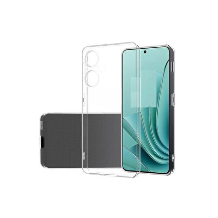 Vivo Y27 Kılıf Şeffaf Silikon Hibrit Case Kapak