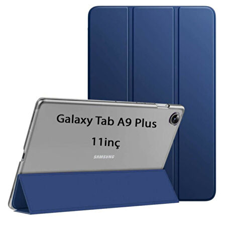 Samsung Galaxy Tab A9 Plus X210 X213 X215 X217 Kılıf PU Deri Smart Standlı Case