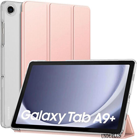Samsung Galaxy Tab A9 Plus X210 X213 X215 X217 Kılıf PU Deri Smart Standlı Case