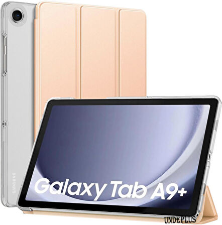 Samsung Galaxy Tab A9 Plus X210 X213 X215 X217 Kılıf PU Deri Smart Standlı Case