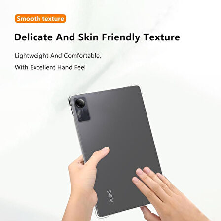Xiaomi Redmi Pad SE 11inç Kılıf Darbelere Dayanıklı Şeffaf Kapak